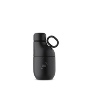 Bouteille isotherme 330 mL avec gobelet en acier inoxydable recyclé
