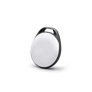 Porte-clés localisateur smartfinder Akashi® en PU recyclé blanc