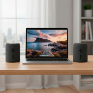 Enceinte magnétique stéréo 2 x 10 W Akashi®