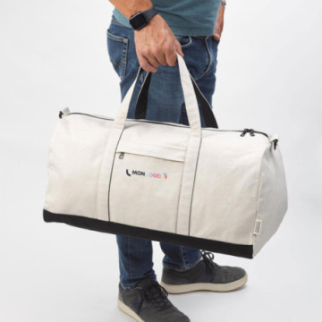 Sac de voyage en coton recyclé