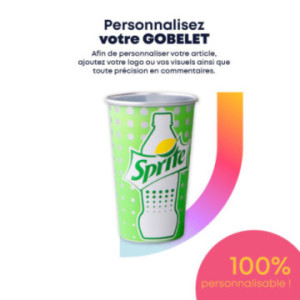 Gobelet 450 mL en aluminium recyclé qui change de couleur quadri 360°
