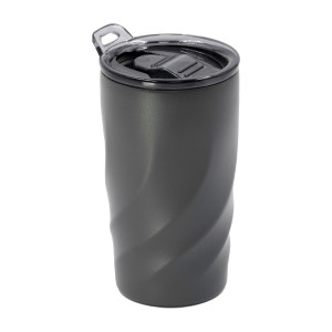 Bouteille et gobelet isothermes en acier inox recyclé Brandcharger®