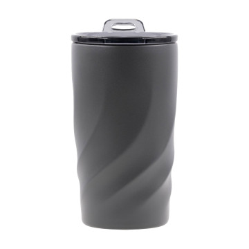 Bouteille et gobelet isothermes en acier inox recyclé Brandcharger®