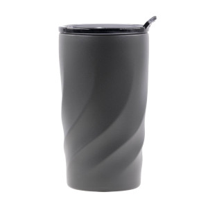 Bouteille et gobelet isothermes en acier inox recyclé Brandcharger®