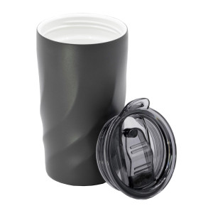 Bouteille et gobelet isothermes en acier inox recyclé Brandcharger®