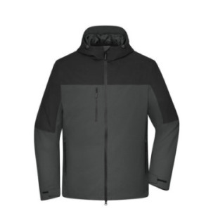 Veste homme softshell en rPET doublure matelassée amovible Daiber®