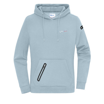 Sweat-shirt à capuche femme coton bio et polyester recyclé Daiber®