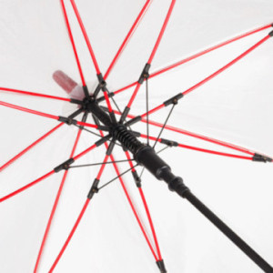 Parapluie canne transparent tempête ouverture automatique Fare®