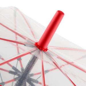Parapluie canne transparent tempête ouverture automatique Fare®