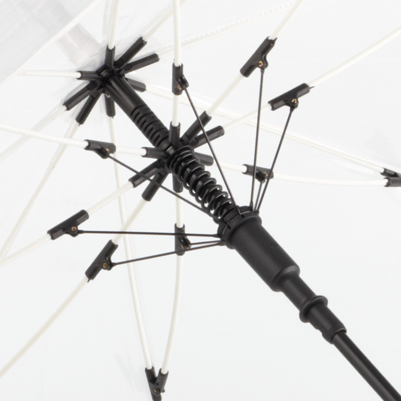 Parapluie canne transparent tempête ouverture automatique Fare®