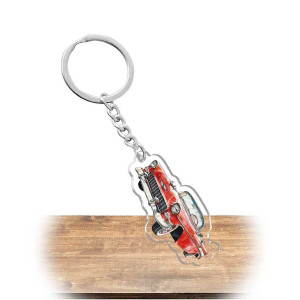 Porte-clés sur-mesure en acrylique 6 x 6 cm
