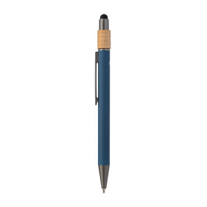 Stylo stylet spinner en aluminium recyclé et bambou