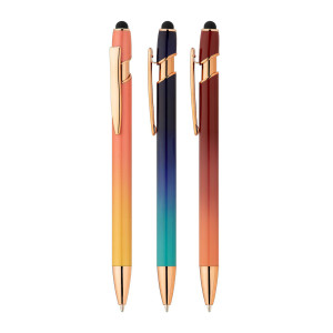 Stylo bille stylet en aluminium