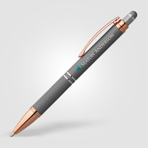 Stylo stylet toucher gomme en aluminium