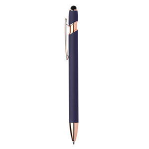 Stylo stylet en aluminium toucher gomme