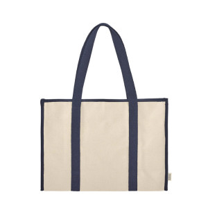 Sac cabas grand format zippé avec soufflets 510 g/m2