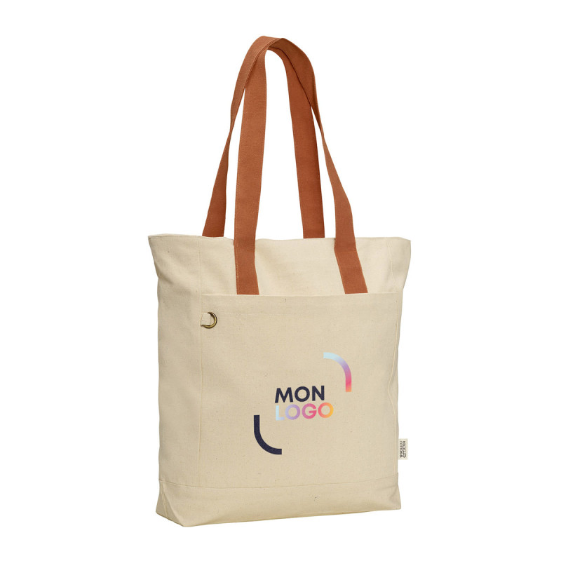 Sac zippé 320 g/m² T-bottom en matières recyclées Ubag®