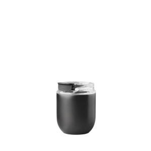 Bouteille isotherme 330 mL  gobelet acier inox recyclé quadri 360°