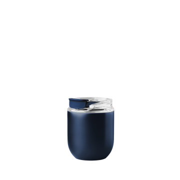 Bouteille isotherme 330 mL  gobelet acier inox recyclé quadri 360°