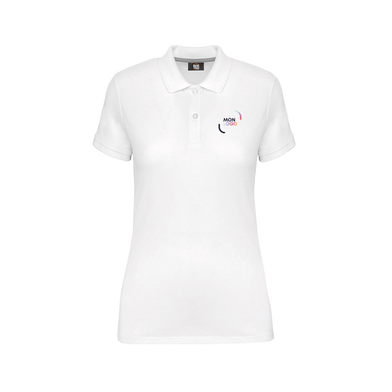 Polo femme WK® blanc