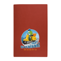 Porte-carte grise en PVC standard marquage 1 couleur