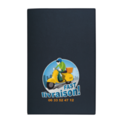Porte-carte grise en PVC standard marquage 1 couleur