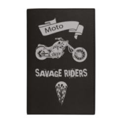 Porte-carte grise en PVC standard marquage 1 couleur