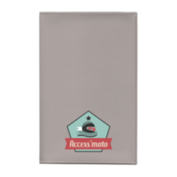 Porte-carte grise en PVC standard marquage 1 couleur