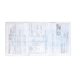 Porte-carte grise en PVC standard marquage 1 couleur