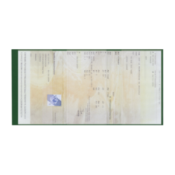Porte-carte grise en PVC standard marquage 1 couleur