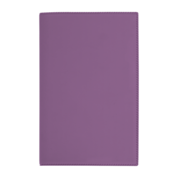 Porte-carte grise gomme mat incrustation