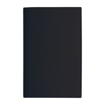 Porte-carte grise gomme mat incrustation