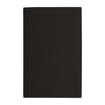 Porte-carte grise gomme mat incrustation