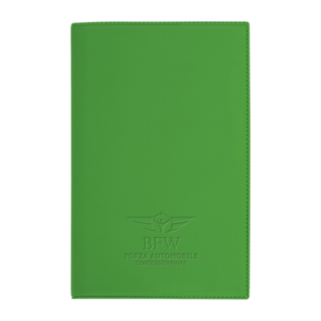 Porte-carte grise gomme mat incrustation