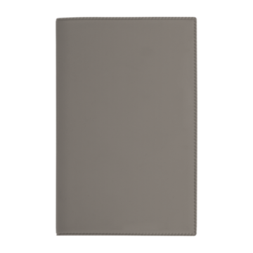 Porte-carte grise gomme mat incrustation