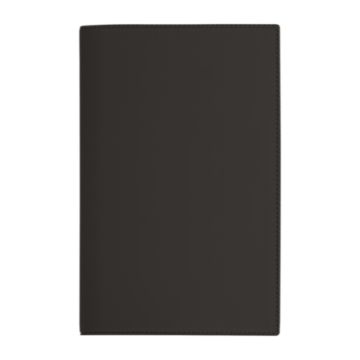 Porte-carte grise gomme mat incrustation