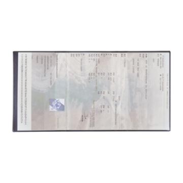 Porte-carte grise gomme mat incrustation