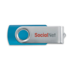 Clé USB gomme couleur 1 Go Twister