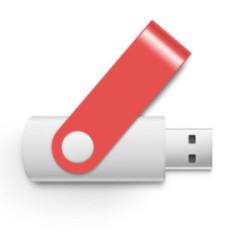 Clé USB gomme blanche 4 Go Twister