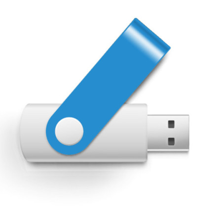 Clé USB gomme blanche 2 Go Twister