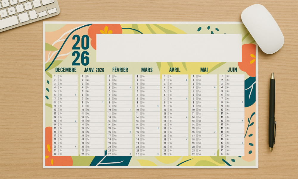 Calendrier entreprise : l’objet publicitaire pour rester visible toute l'année