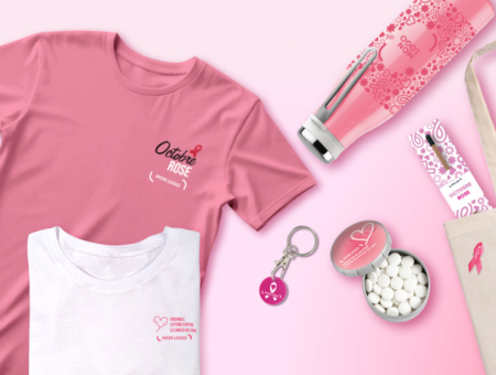 Octobre Rose : des goodies pour faire passer le message